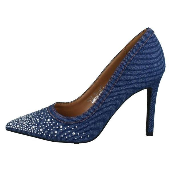 Anne Michelle Ladies Anne Michelle Diamante High Heel Shoes F90120
