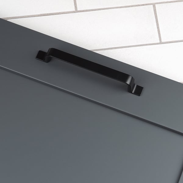 Handle & Home Matt Black Strap Handles