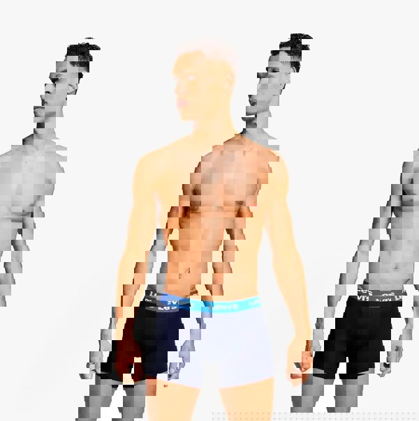 Levi's REPEAT LOGO Mens 3-Pack Trunks Blue Combo