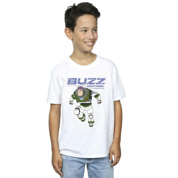 Disney Boys Lightyear Buzz Jump To Action T-Shirt - White