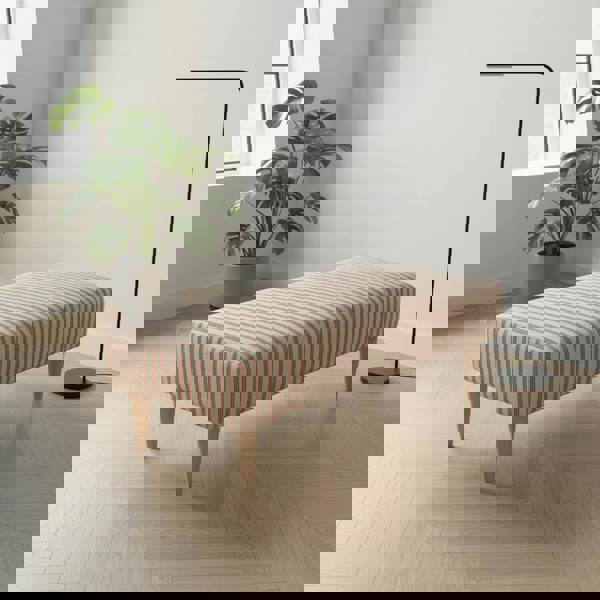 Premium stitched lid bench for elegant home organisation