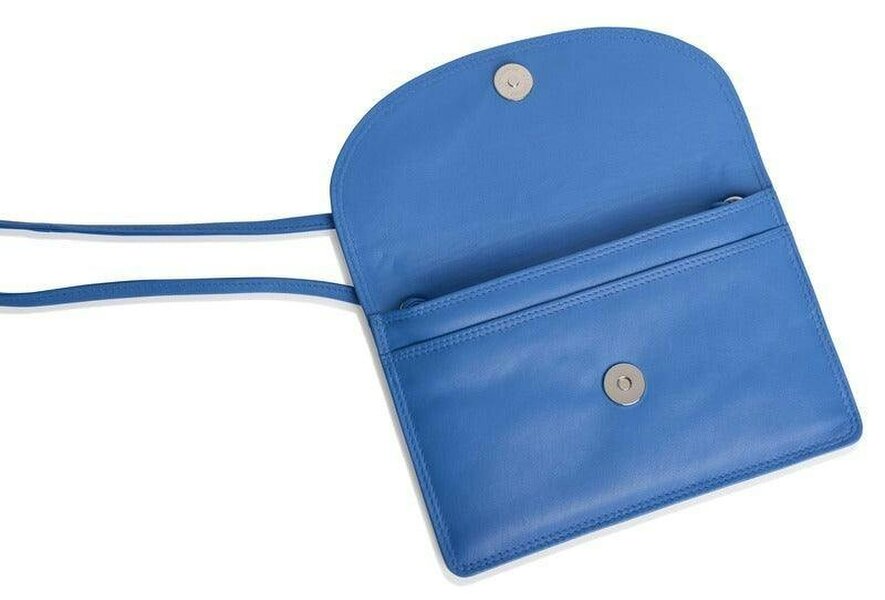 SADDLER ISABELLE Leather Slimline Crossbody Bag - Adjustable Strap, Multiple Pockets, Magnetic Closure - RFID Protected