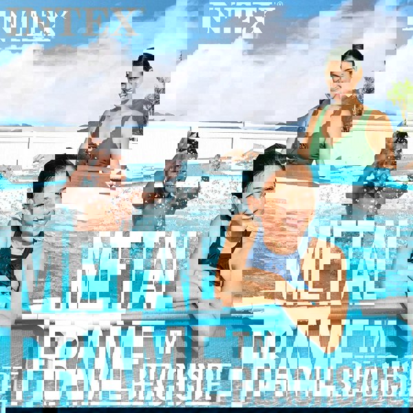 Intex 10 ft x 30-inch Beachside Metal Frame Pool Set