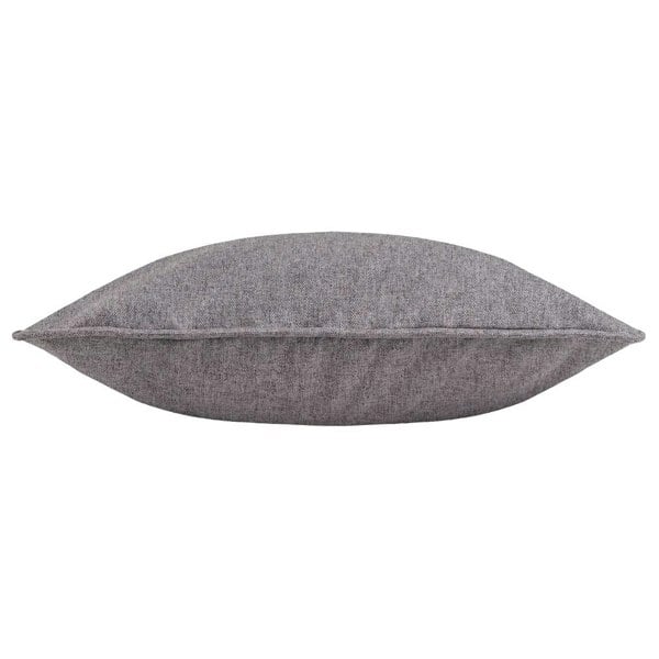 Furn Dawn Piping Detail Textured Cushion Cover - Charcoal