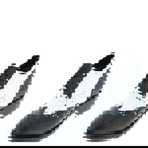 Frank James Redford Mens Leather Lace Up Wingtip Formal Gatsby Evening Brogue Shoes