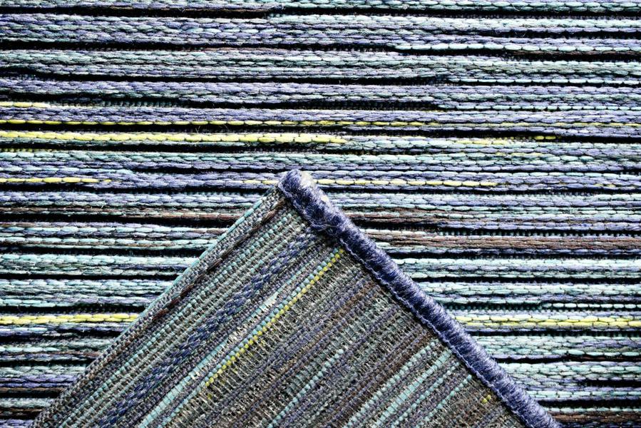 Brighton Rug - Blue/Yellow