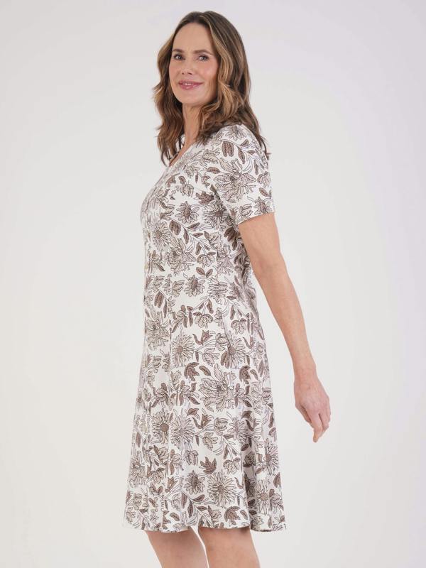 TIGI Persian Floral Print Dress