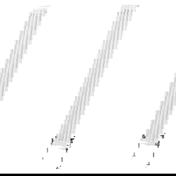 Monstershop Traditional 2 Column Radiator - 1800 x 382mm - White