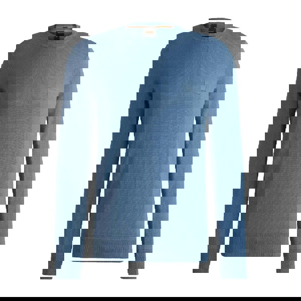 Boss Mens Kanovano Logo Sweatshirt - Blue