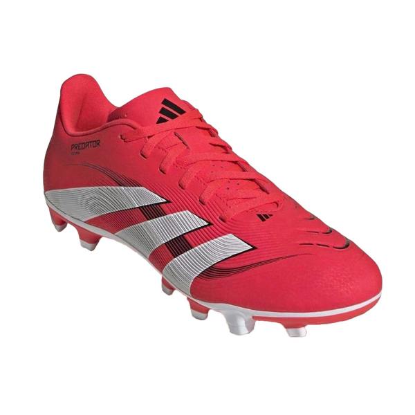 Adidas Mens Predator Club Firm Ground Football Boots - Red/White - 