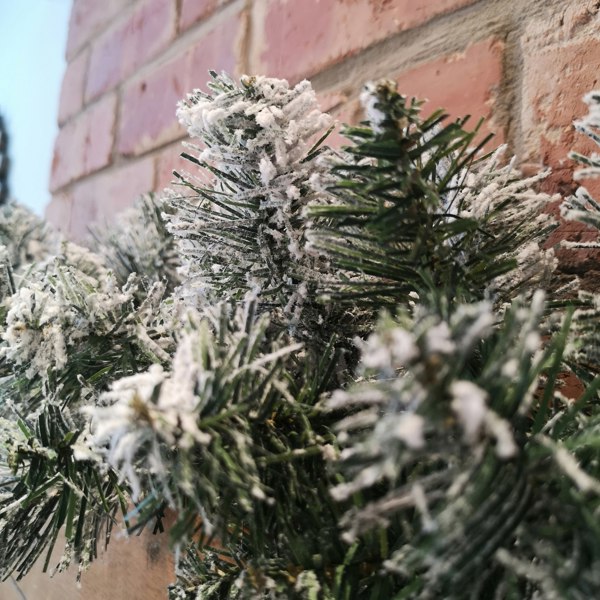 Samuel Alexander 30 x 270cm 9ft Kaemingk Luxury Green Christmas Imperial Garland Snowflocked