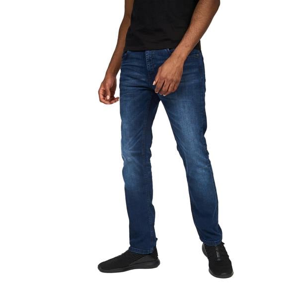 Crosshatch Mens Svelte Stretch Jeans - Dark Wash