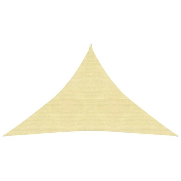 Berkfield Sunshade Sail 160 g/m�__ Beige 3x3x4.2 m HDPE