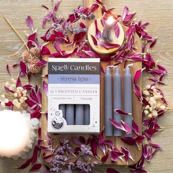 Serano Pack of 12 Stress Less Spell Candles