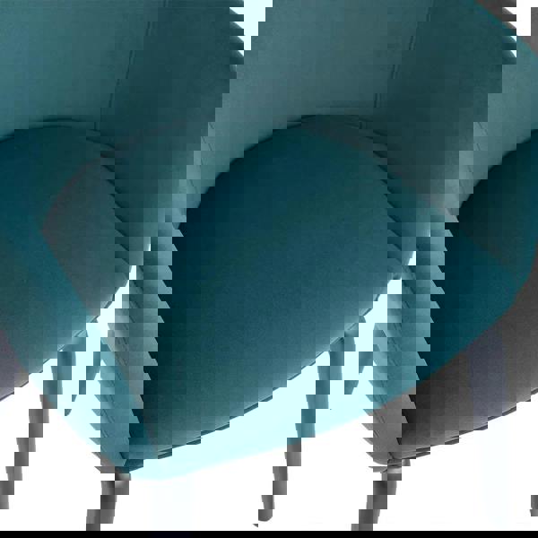 TRL Furniture Serenza Peacock Blue Fabric Dining Chair