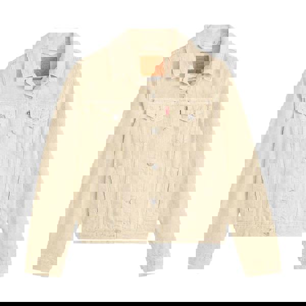 Levis Womens/Ladies Original Trucker Jacket - Beige - 