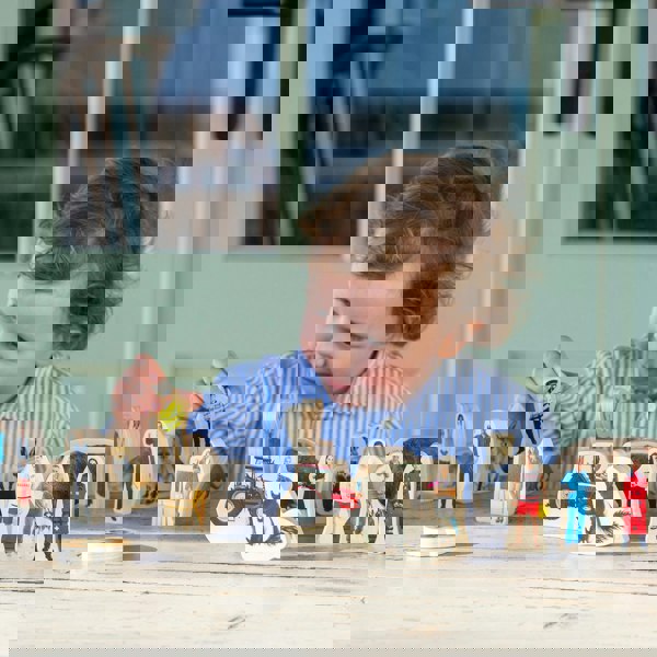 tickit Wooden People Who Help Us Blocks