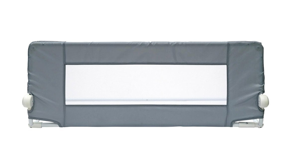 Safetots Extra Tall Bed Rail, Grey 140cm Wide x 60cm Tall, Toddler Bed Guard For Safety