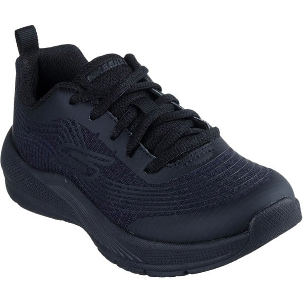 Skechers Microspec Advance Textile Girls's Black Trainers