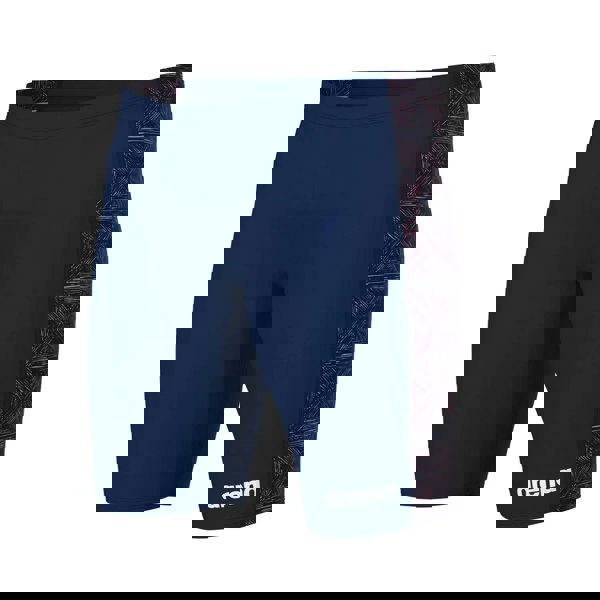Arena Mens Jammer Abstract Tiles Swim Shorts - Navy/Red