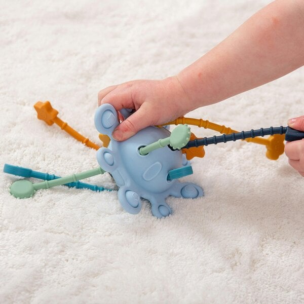 tickit Silisoft Zip Pull Toy (Neutral)