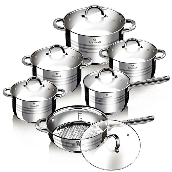 Berlinger Haus 12 pcs cookware set Blaumann BL1410