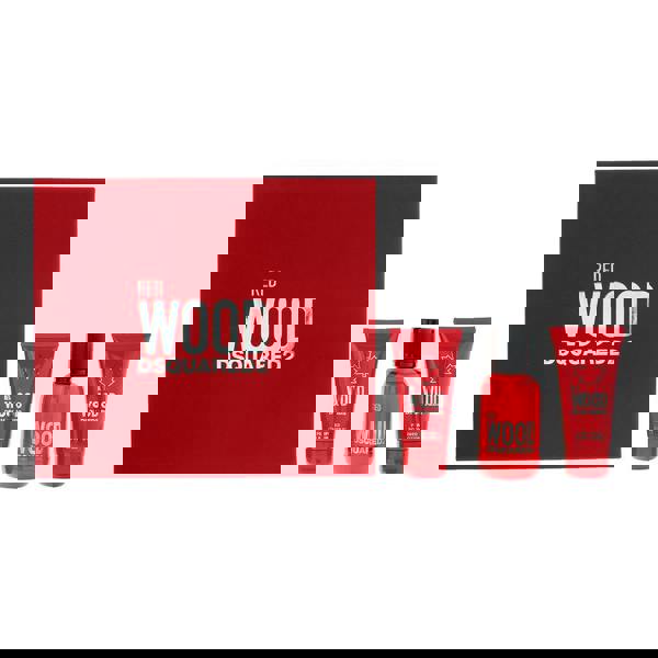 Dsquared2 Red Wood 3 Piece Gift Set: Eau de Toilette 50ml