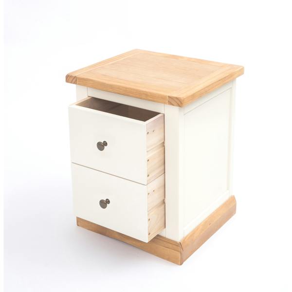 Cabinet Bits Trevi 2 Drawer Bedside Table