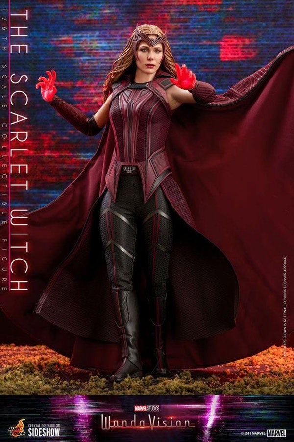 Hot Toys The Scarlet Witch WandaVision Action Figure 1:6 Scale Hot Toys 907935