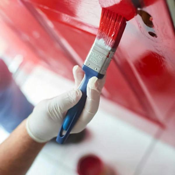 151 2X Pillar Box Red Paint Tin 180ml