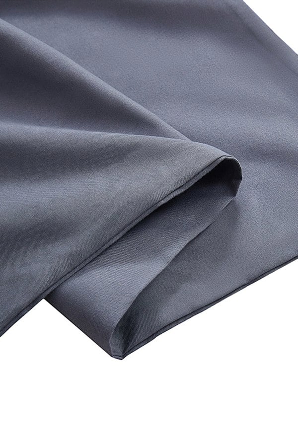 Living and Home King Duvet Cover and Flat Sheet Set with 2 Pillowcases Solid Color Soft Brushed Fibe Four-Piece Set