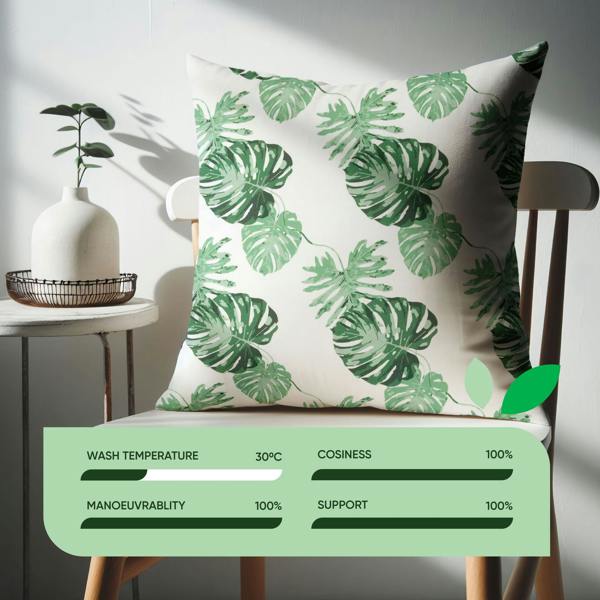 DMD Collective Pack of 2 Bali Leaf Cushion Covers