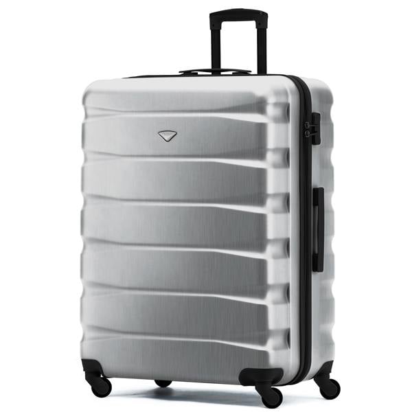 Flight Knight 29" Large Suitcase Check-in Hold Luggage Hard Shell 4 Wheels TSA Lock