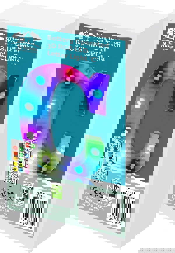 St Helens Battery Operated RGB Letter   With Remote Control Letter C