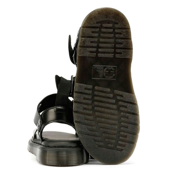 Dr. Martens Gryphon Brando Leather Women's Black Sandals