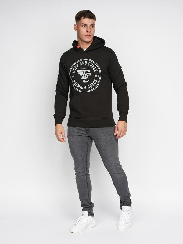 Duck and Cover Addax Hoodie Black