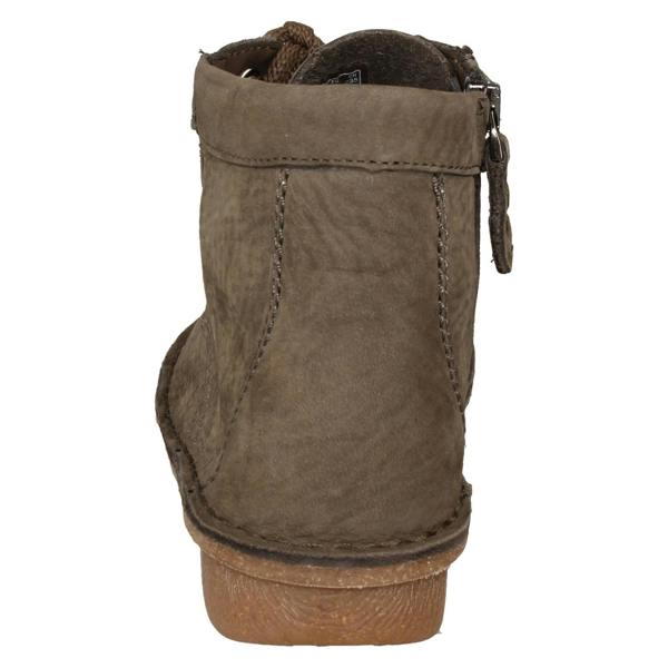 Clarks Ladies Clarks Lace Up Casual Ankle Boots Funny Cedar
