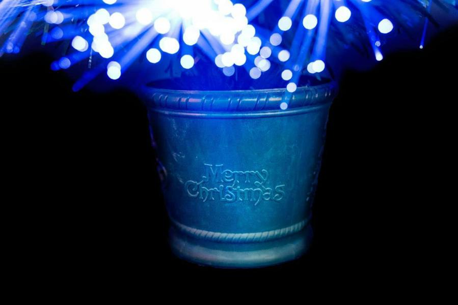 2ft to 6ft Fibre Optic Christmas Trees with LED Stars, PVC Green Tips and Pre-Lit Design image 5