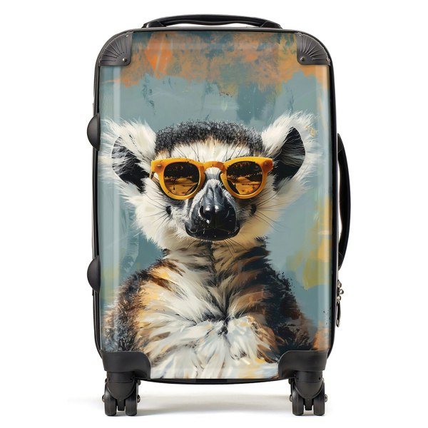 Warren Reed Lemur In Glasses Suitcase