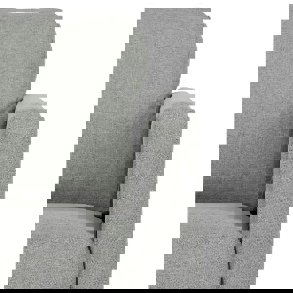 Dorel Home Fabry Armchair in Fabric Grey with Steel Legs