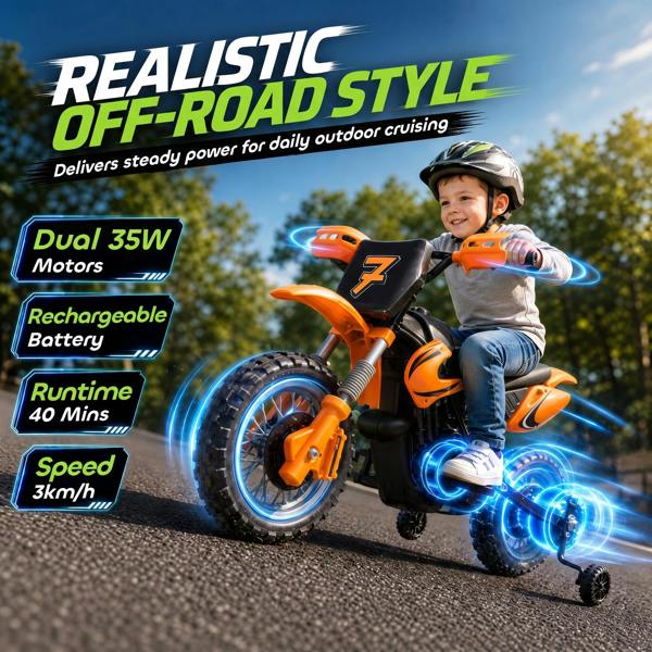Electric Ride-on Motorcycle