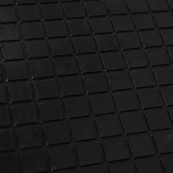 Black rubber grid top plate for motorbike jack lift