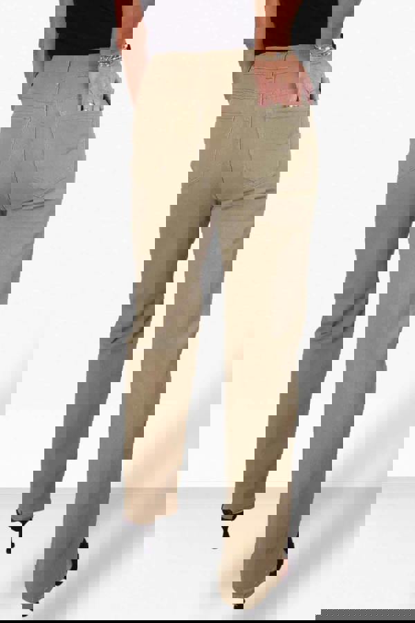 Paulo Due Womens High Waist Straight Leg Coloured Denim Jeans