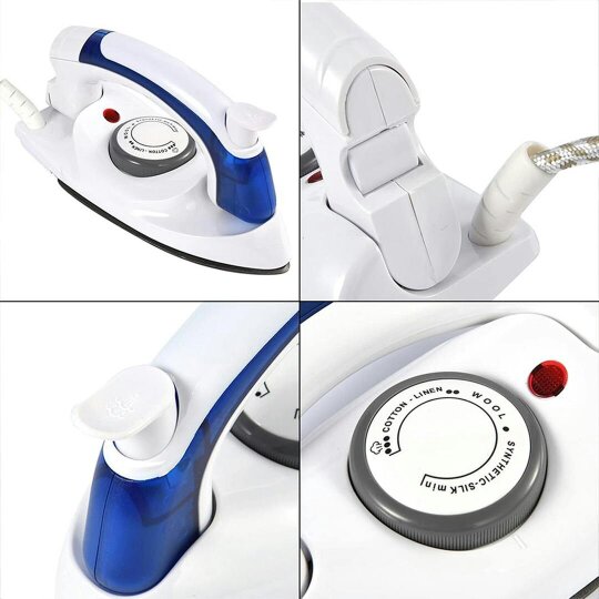 Havendro Mini Travel Iron Adjustable Temperature Foldable Portable Travel Iron Clothes