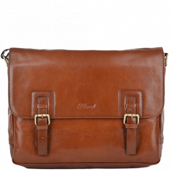 Mens Double Clasp Laptop Satchel Jasper