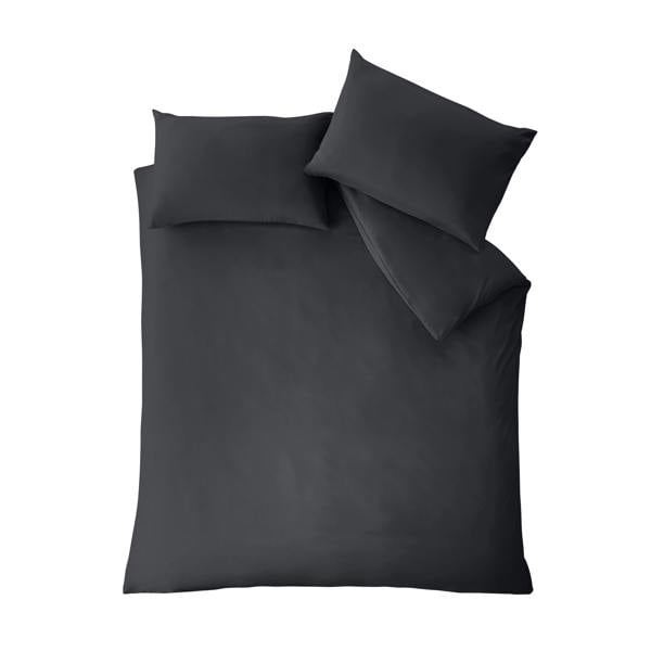 Catherine Lansfield So Soft Non-Iron Duvet Cover Set Black