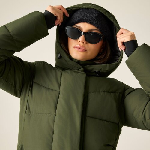 Dare 2B Womens/Ladies Lustre Padded Jacket - Dark Khaki