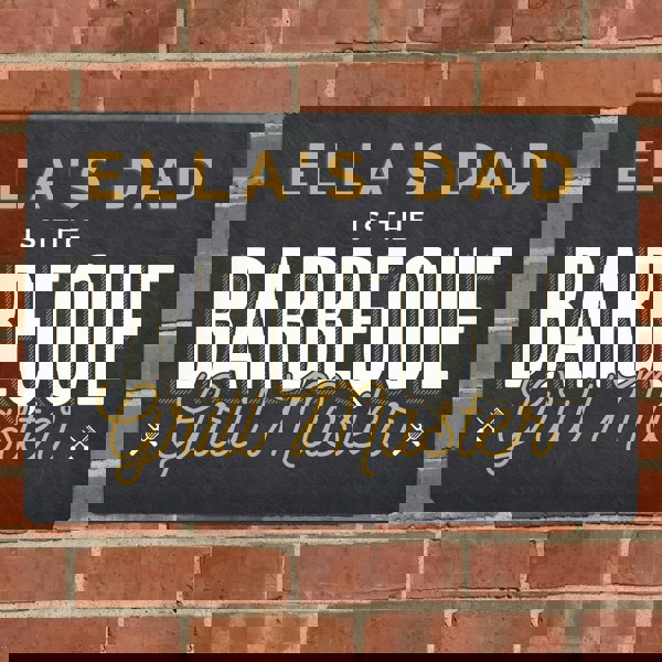 Personalised Memento Company Personalised BBQ Grill Master Metal Sign