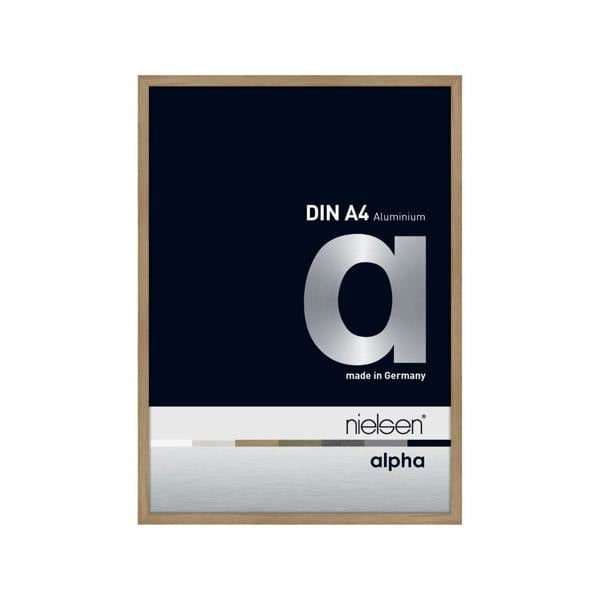 nielsen Alpha Aluminium Picture Frame - Oak