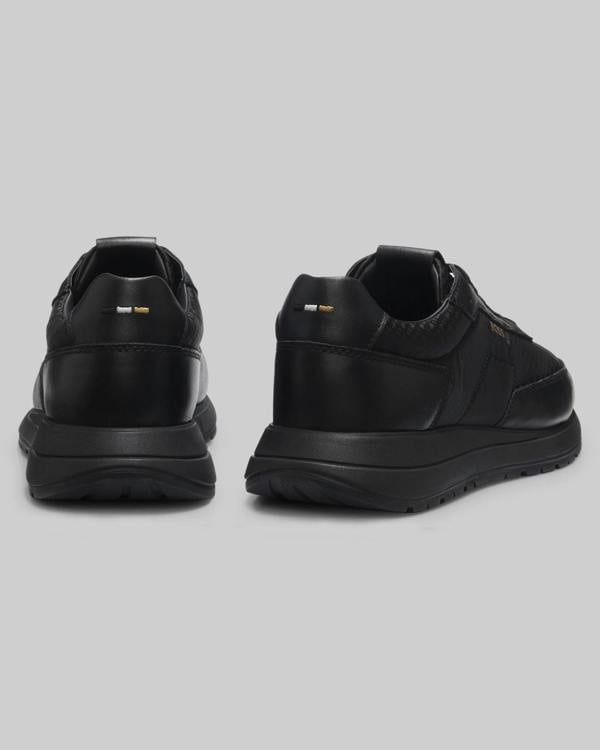 BOSS Orange Vinston_Runn_nymnlt Mens Trainers - Black 005 | CHO | Designer Footwear,Mens Footwear,Trainers